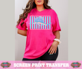 FULL COLOR SCREEN PRINT - F STRIPES