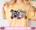 FULL COLOR SCREEN PRINT - HOWDY