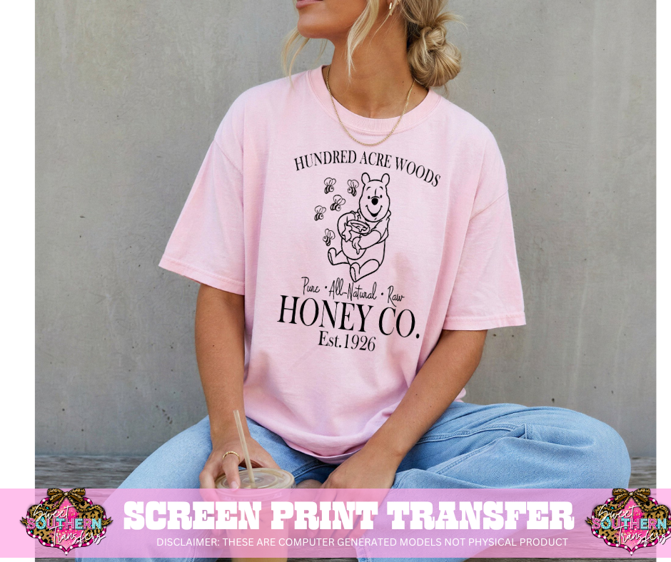 SINGLE COLOR SCREEN PRINT - HONEY B
