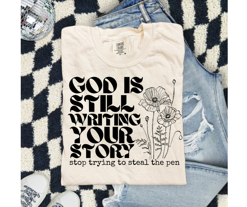 SINGLE COLOR SCREEN PRINT - GOD IS STILL