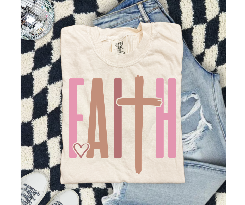 FULL COLOR SCREEN PRINT - FAITH HEART