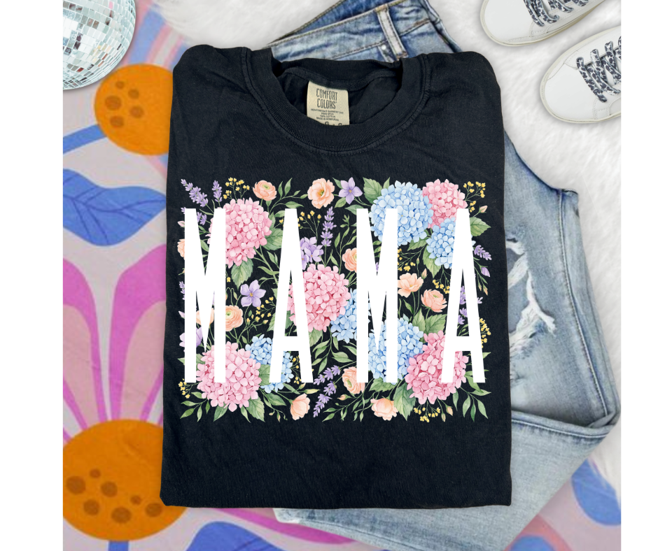 FULL COLOR SCREEN PRINT - MAMA FLOWER
