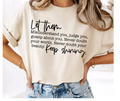 SINGLE COLOR SCREEN PRINT - LET THEM KEEP SHINING