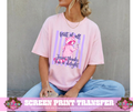 FULL COLOR SCREEN PRINT - FIRST OF ALL JESUS THINKS I'M A DELIGHT