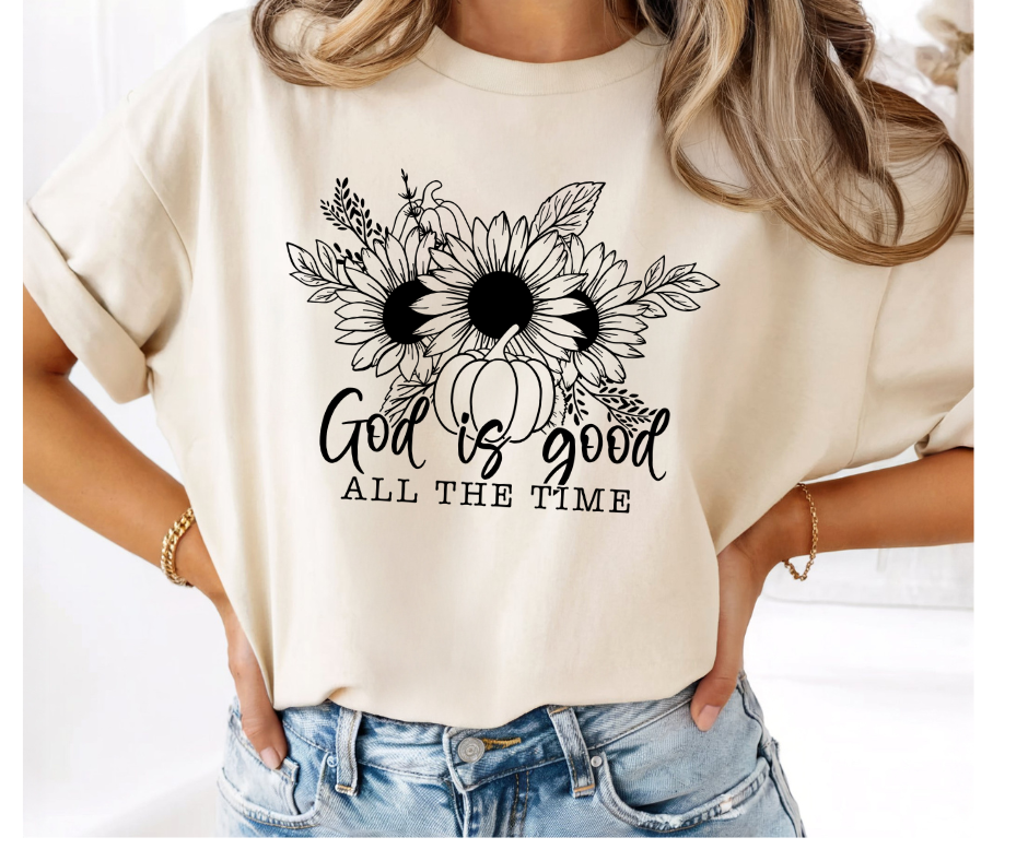 SINGLE COLOR SCREEN PRINT - GOD IS GOOD