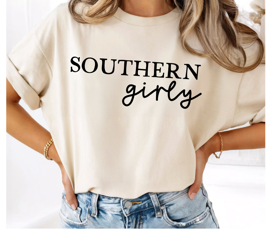 SINGLE COLOR SCREEN PRINT - SOUTHERN GIRLY
