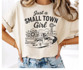 SINGLE COLOR SCREEN PRINT - JUST A SMALL TOWN GIRL