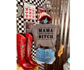 SINGLE COLOR SCREEN PRINT - MAMA DIDN'T RAISE NO BITCH