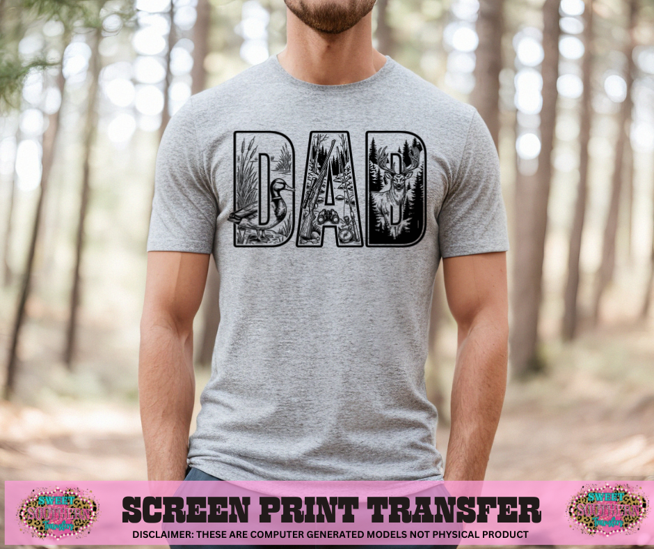 SINGLE COLOR SCREEN PRINT - DAD