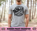 SINGLE COLOR SCREEN PRINT - PAPA
