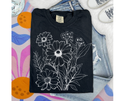 SINGLE COLOR SCREEN PRINT - FLOWERS