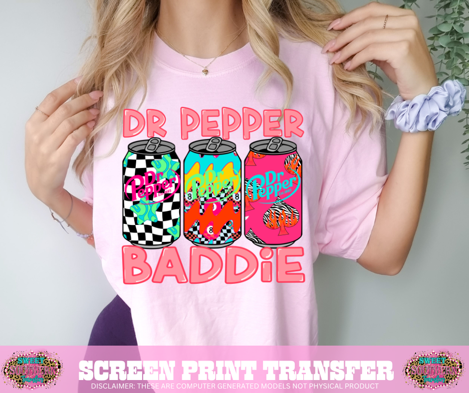 FULL COLOR SCREEN PRINT - DR PEPPER