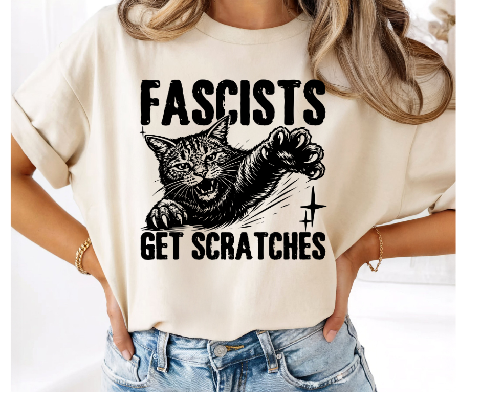 SINGLE COLOR SCREEN PRINT - SCRATCHES