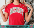 FULL COLOR SCREEN PRINT - MERRY CHEETAH