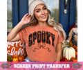 SINGLE COLOR SCREEN PRINT - SPOOKY WEB