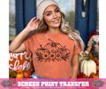 SINGLE COLOR SCREEN PRINT - PUMPKIN OUTLINE