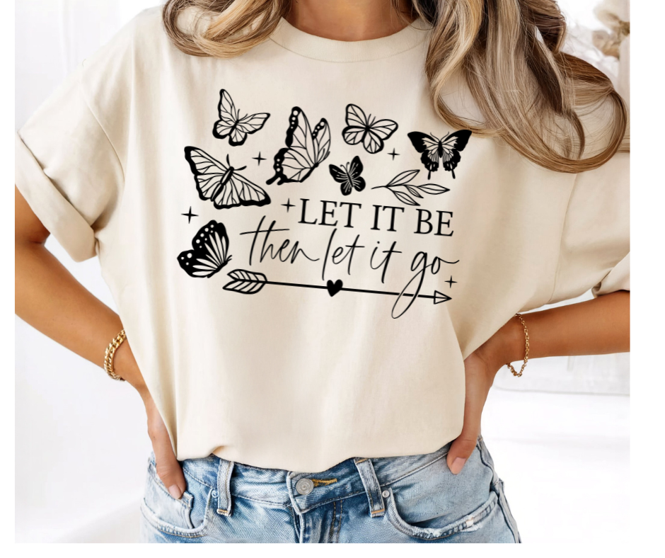 SINGLE COLOR SCREEN PRINT - LET IT BE