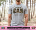 FULL COLOR SCREEN PRINT - F AROUND F OUT
