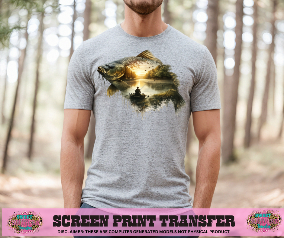 FULL COLOR SCREEN PRINT - FISH