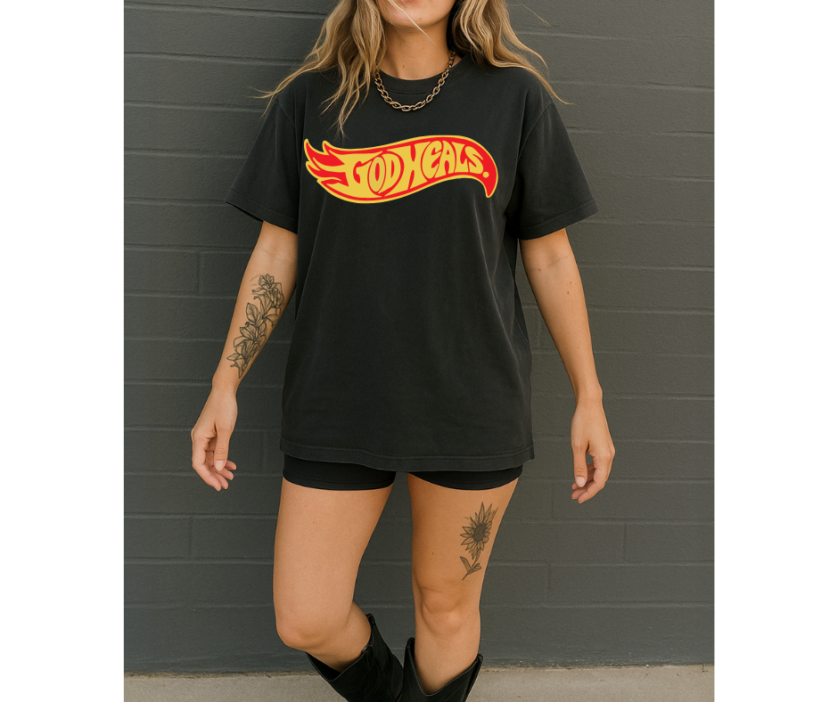 FULL COLOR SCREEN PRINT -  GOD HEALS