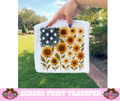 FULL COLOR SCREEN PRINT - SUNFLOWER FLAG