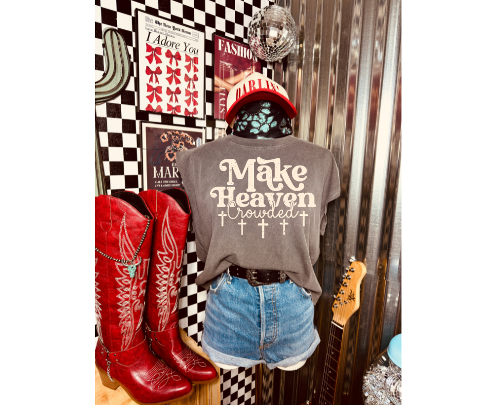 SINGLE COLOR SCREEN PRINT - MAKE HEAVEN CROWDED