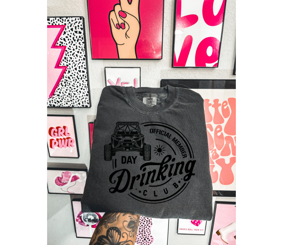 SINGLE COLOR SCREEN PRINT - DRINKING CLUB
