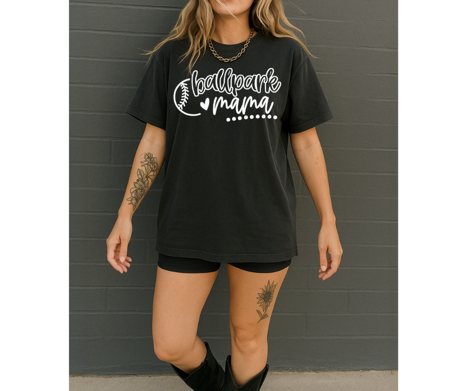 SINGLE COLOR SCREEN PRINT - BALLPARK MAMA