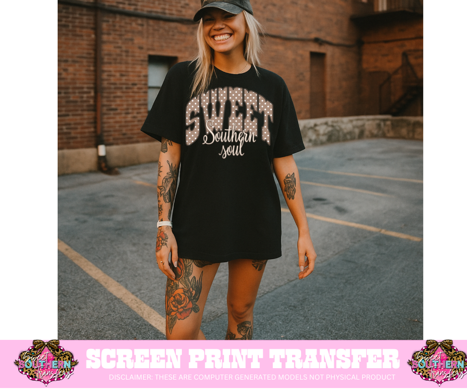 FULL COLOR SCREEN PRINT - SWEET SOUTHERN GIRL