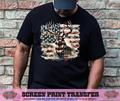 FULL COLOR SCREEN PRINT - AMERICAN DEER