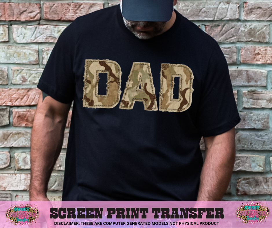FULL COLOR SCREEN PRINT - DAD PATCH