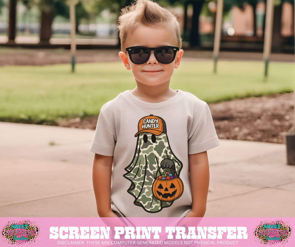 FULL COLOR SCREEN PRINT - CANDY HUNTER