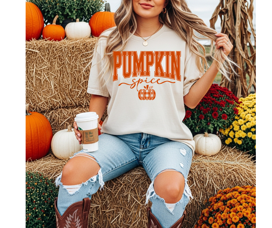 SINGLE COLOR SCREEN PRINT - PUMPKIN SPICE