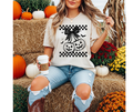 SINGLE COLOR SCREEN PRINT - CHECKERED CHERRY
