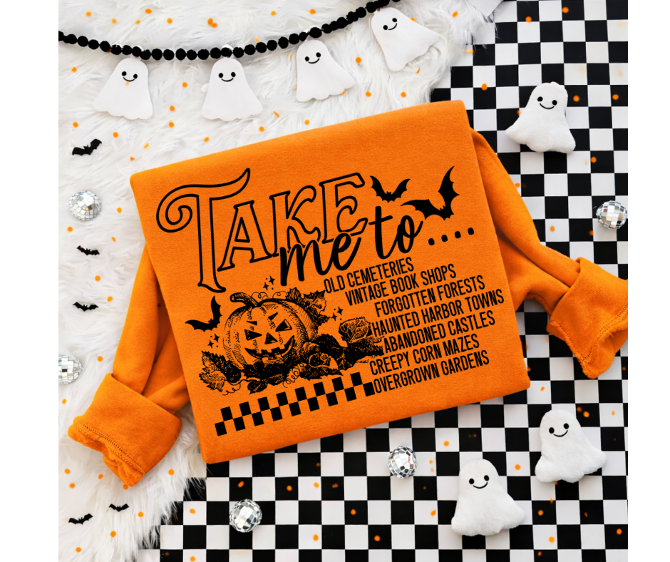 SINGLE COLOR SCREEN PRINT - TAKE ME