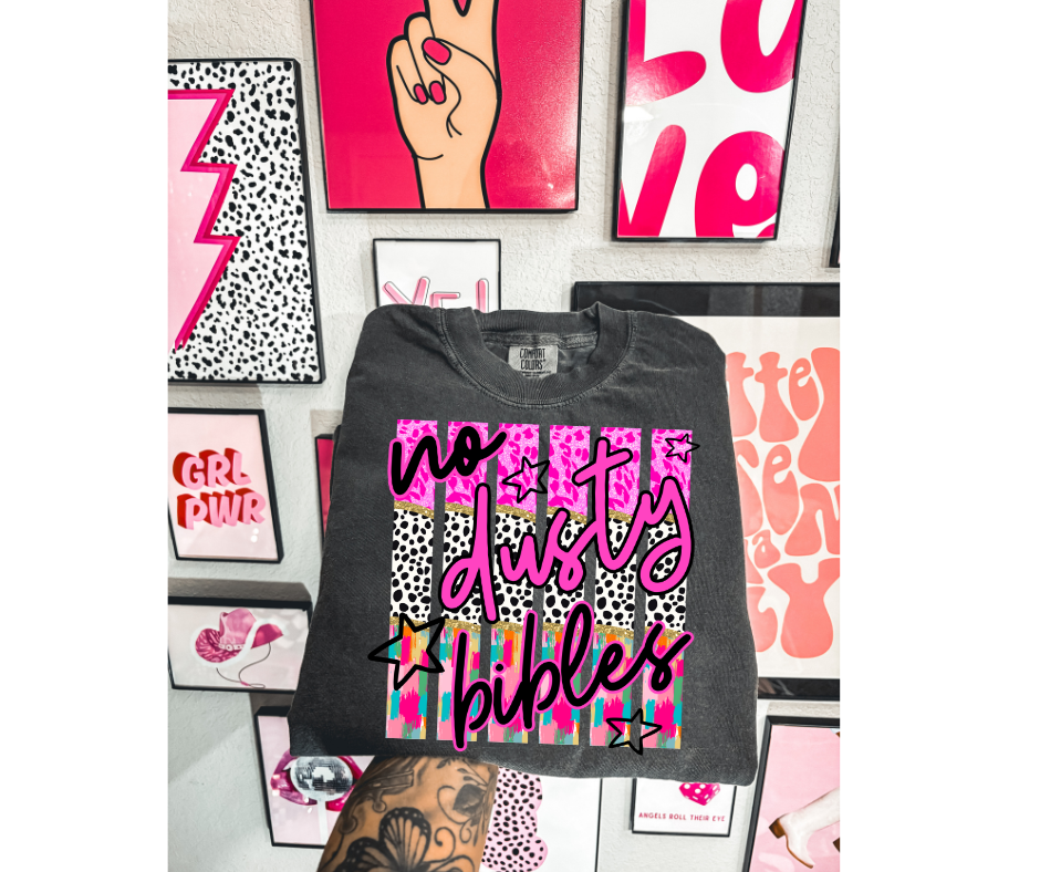 FULL COLOR SCREEN PRINT - DUSTY BIBLES
