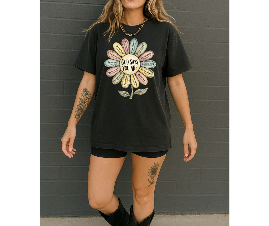 FULL COLOR SCREEN PRINT - YOU ARE SUNFLOWER