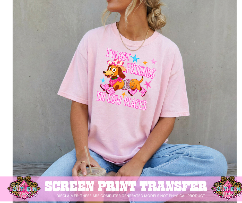 FULL COLOR SCREEN PRINT - LOW PLACES