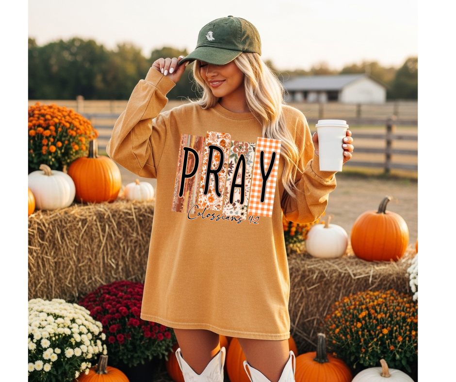 FULL COLOR SCREEN PRINT - PRAY