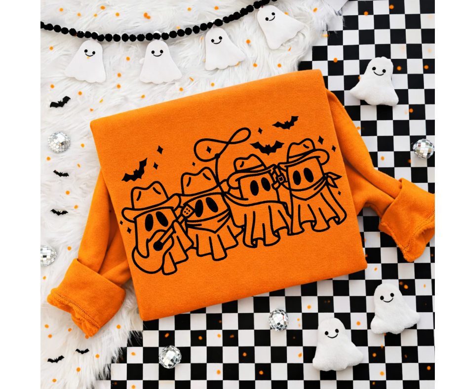 SINGLE COLOR SCREEN PRINT - GHOST COWBOY
