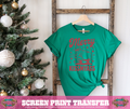 SINGLE COLOR SCREEN PRINT - MERRY KISSMASS