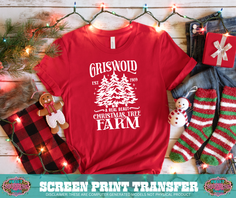 SINGLE COLOR SCREEN PRINT - G TREE