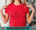 SINGLE COLOR SCREEN PRINT - A THRILL