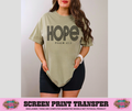 SINGLE COLOR SCREEN PRINT - HOPE