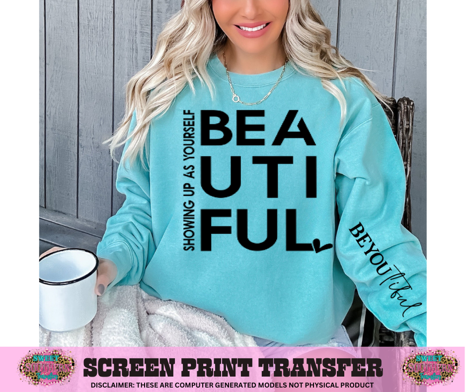SINGLE COLOR SCREEN PRINT - BEAUTIFUL