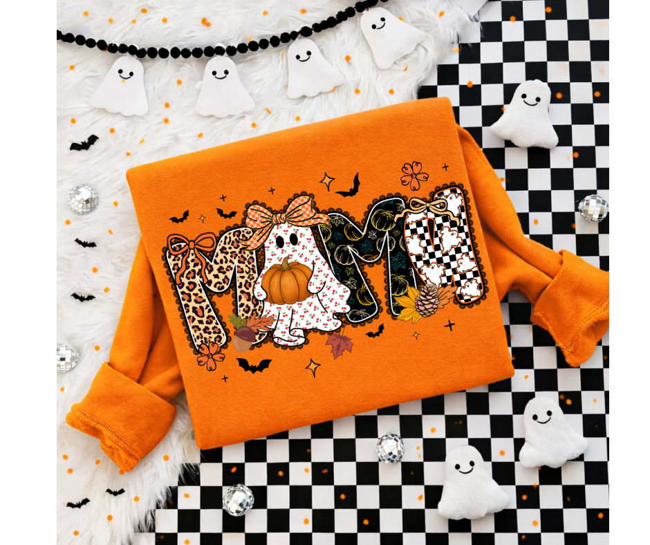 FULL COLOR SCREEN PRINT - MAMA GHOST