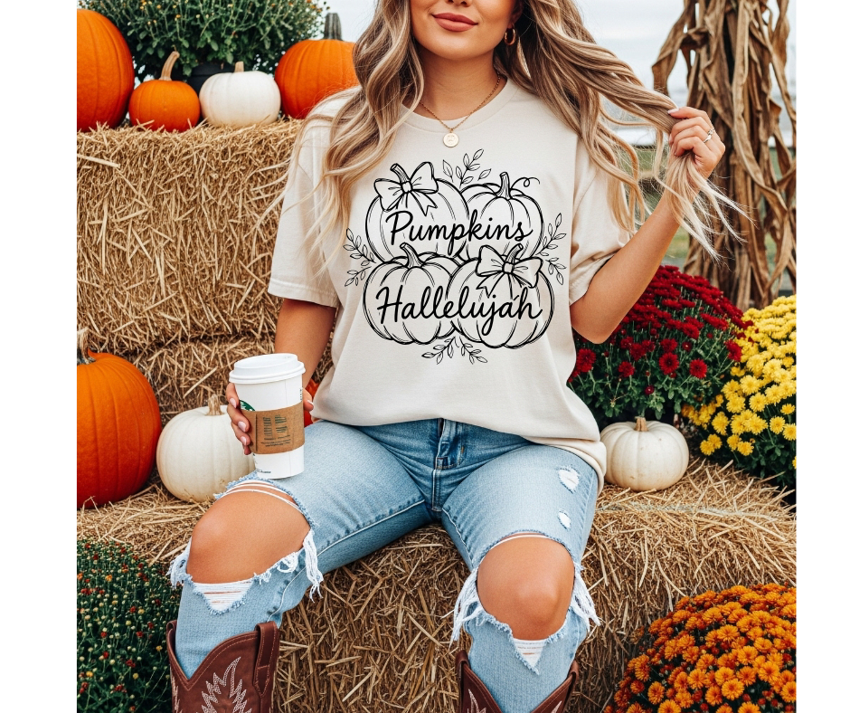 SINGLE COLOR SCREEN PRINT - PUMPKIN H