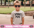 SINGLE COLOR SCREEN PRINT - SPOOKY MINI BOY