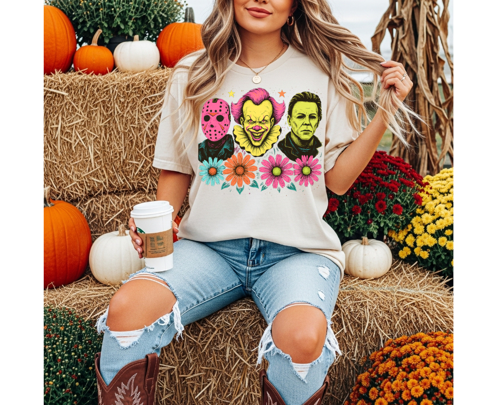 FULL COLOR SCREEN PRINT - 3 FACES