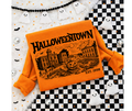 SINGLE COLOR SCREEN PRINT - HALLOWEEN T O W N